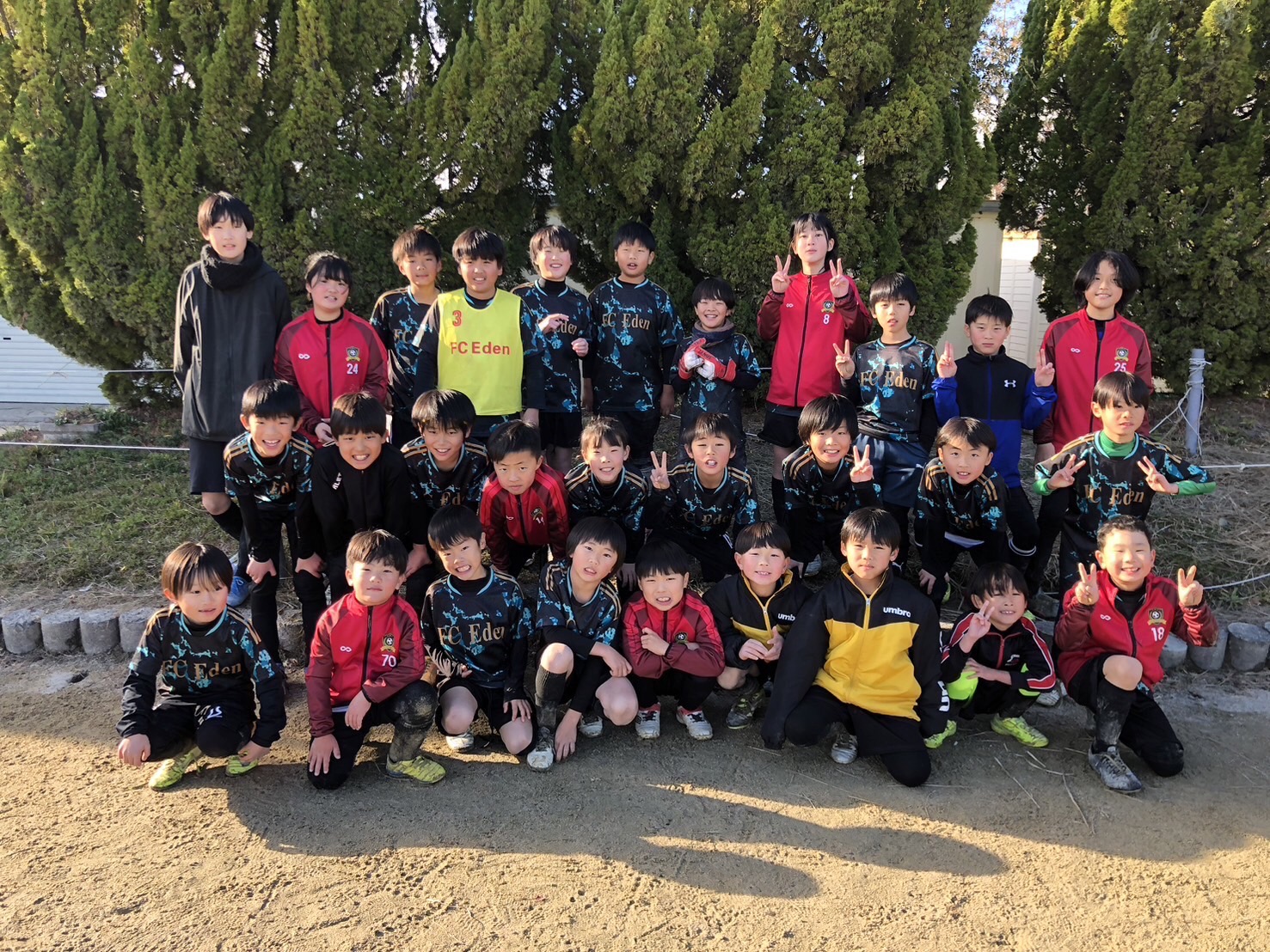試合で全員が活躍する子供たち